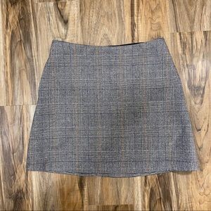 Wilfred plaid skirt